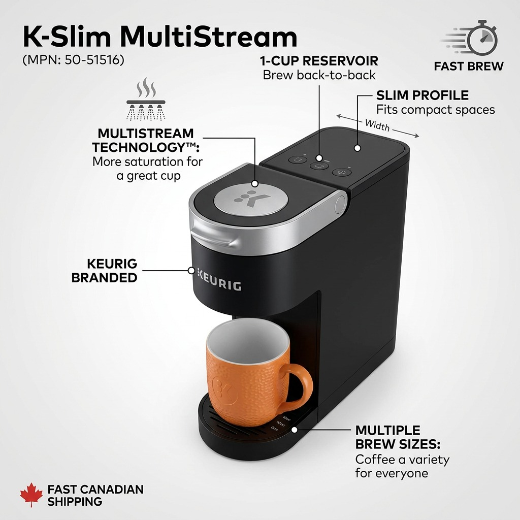 Keurig Brewer - Keur Brwr Kslm Black Mltstrm Ca