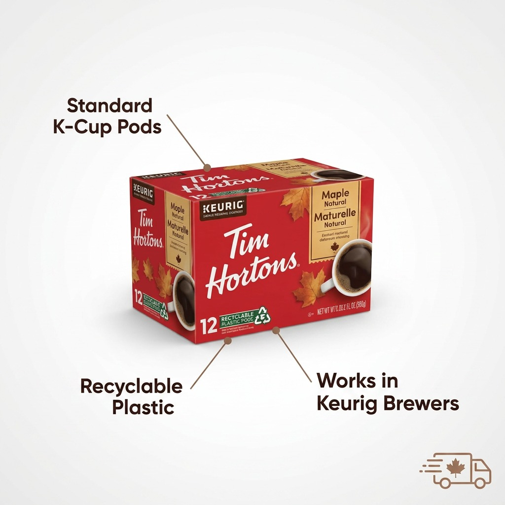 Tim Hortons Coffee Single Serve - Thtn Kc Maple Natural 12Ct Bil