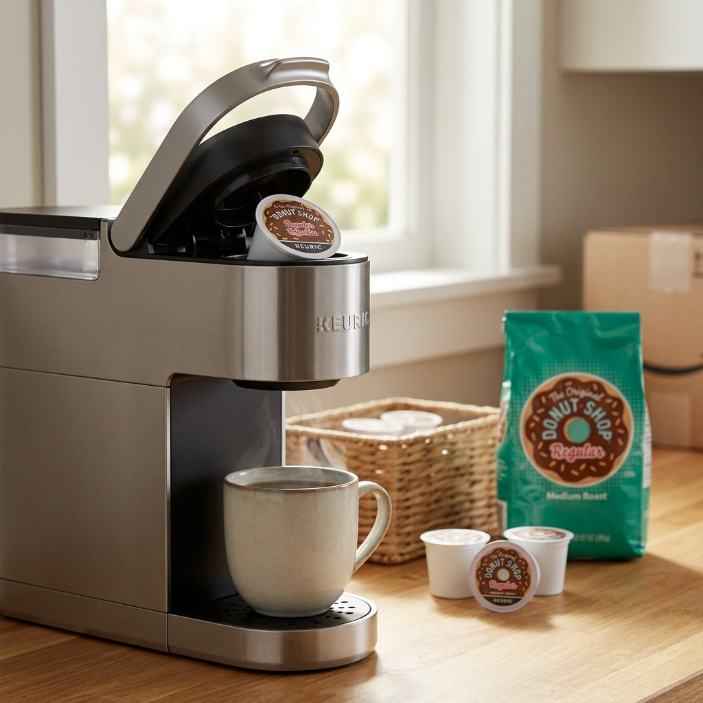 COFFEE-K CUP DONUT SHOP ORIGINAL MEDIUM ROAST, REGULAR-32095 24/BX
