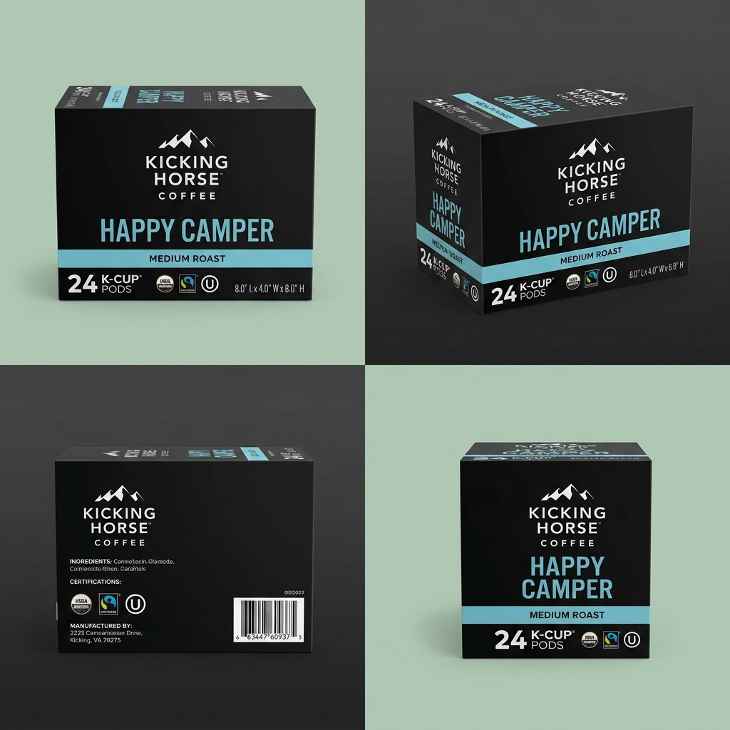 Kicking Horse Coffee Single Serve - Khrs Kc Happy Camper Fto Bil 24Ct