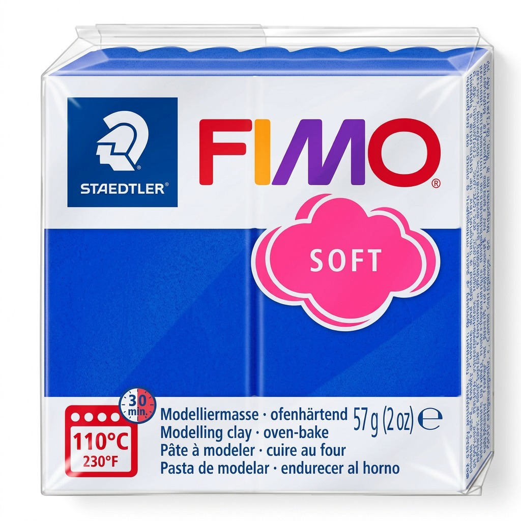 Staedtler Modelling Clay Fimo Soft Brilliant Blue 57g (2 oz)