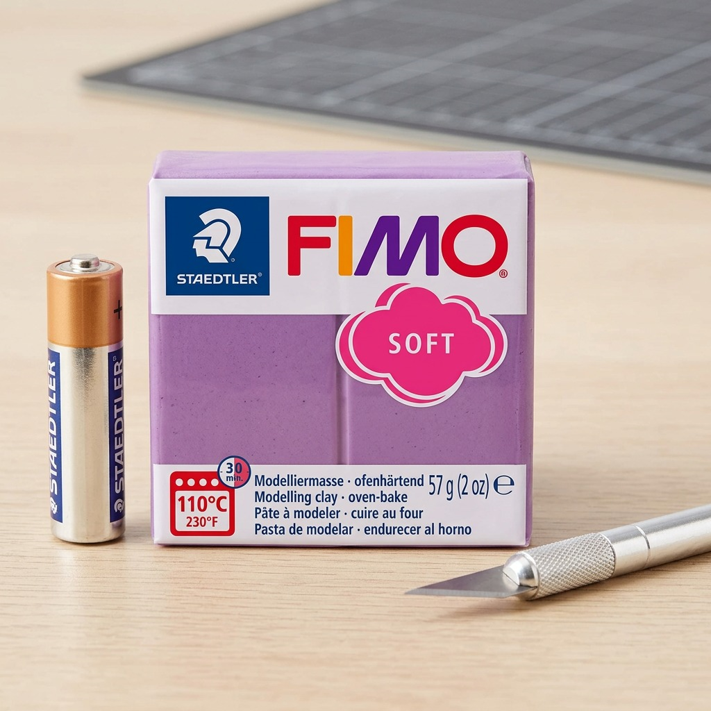 Staedtler Modelling Clay Fimo Soft Blueberry Shake 57g (2 oz)