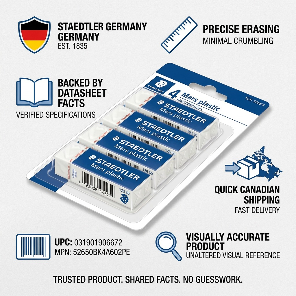 Staedtler Eraser Mars Plastic Black