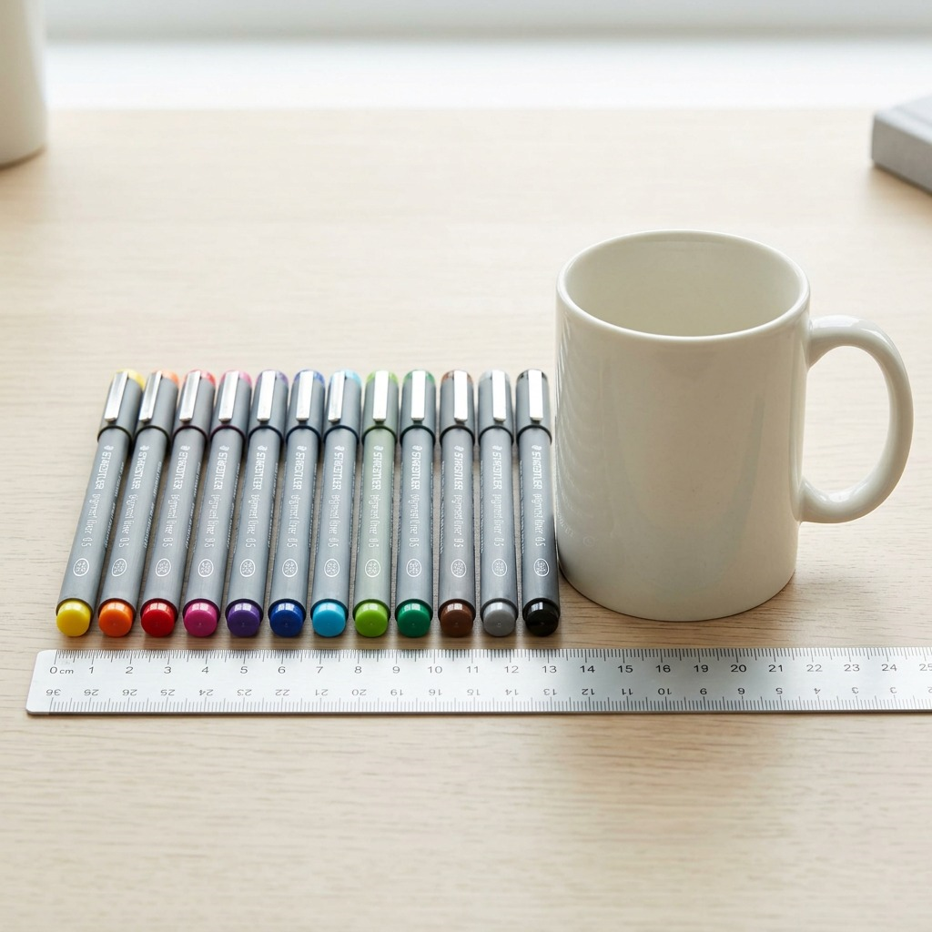 Staedtler Pigment Liner 0.5 Mm Assorted Colours