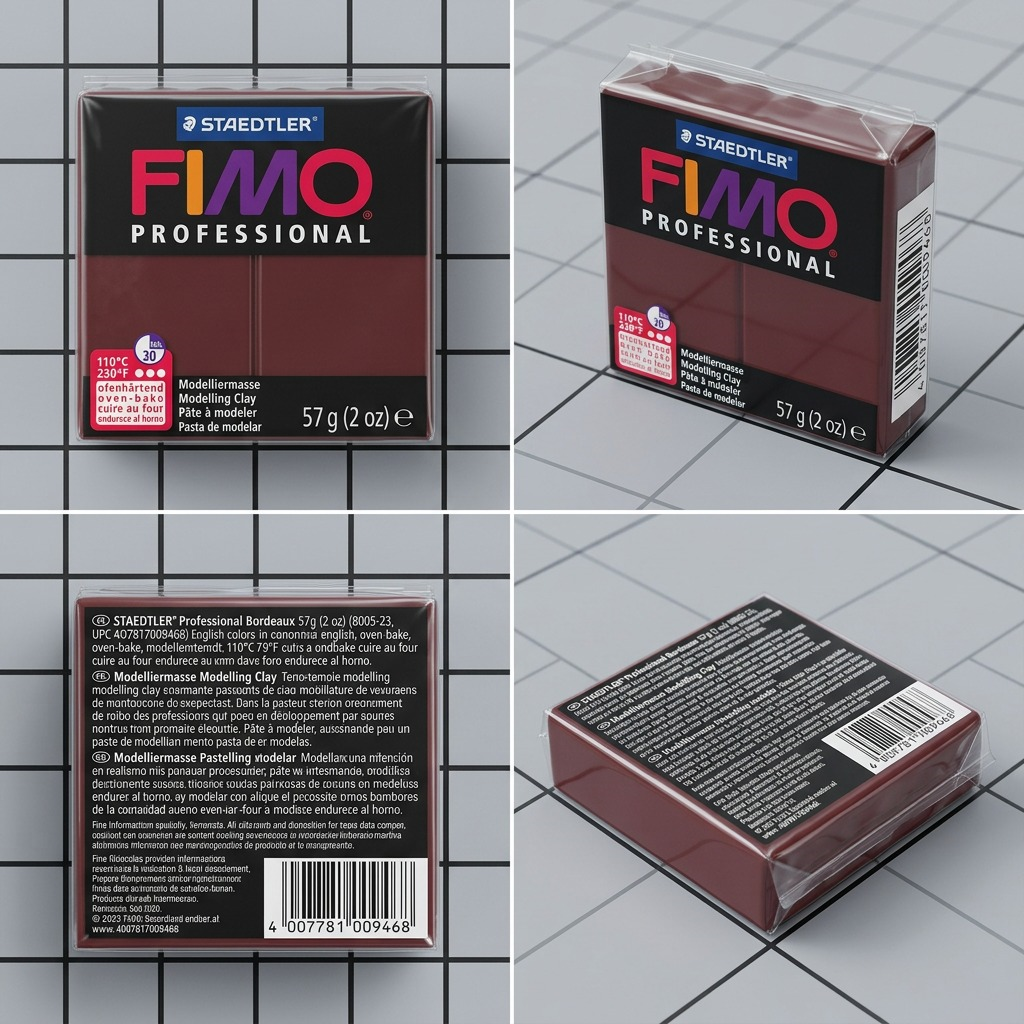 Staedtler Modelling Clay Fimo Professional Bordeaux 57g (2 oz)