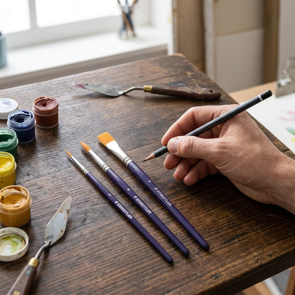 Staedtler Brushes Synt Set OF 3x