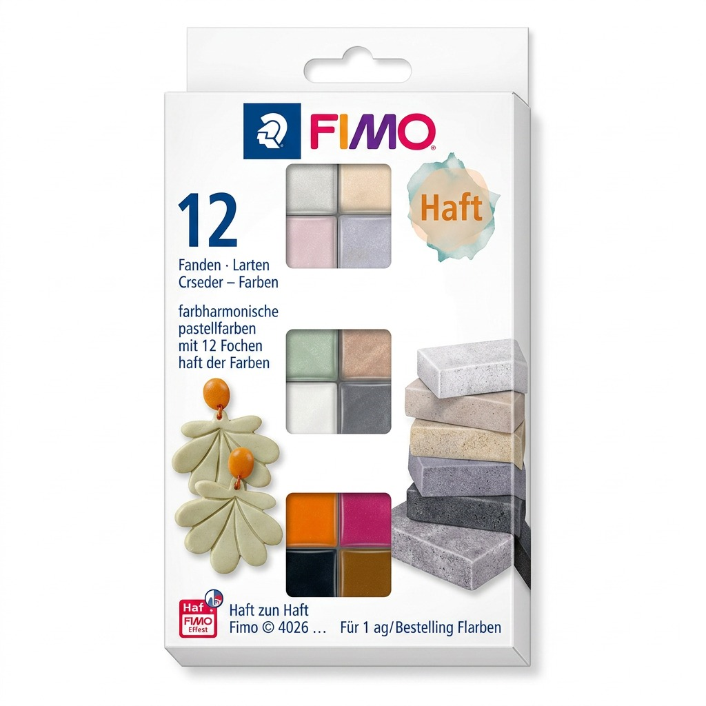 Staedtler Set Modelling Clay Fimo Effect Boho 12 Color Pack