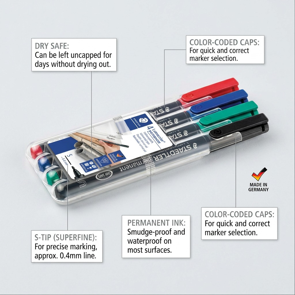 Staedtler Marker Lumocolor Extra Fine Permanent