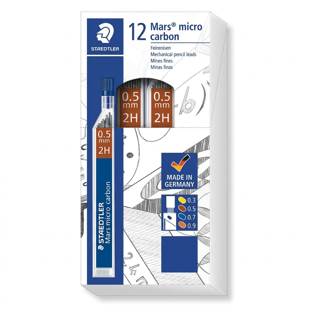 Staedtler Mars M. 0.5mm 2H 12 Tubes O