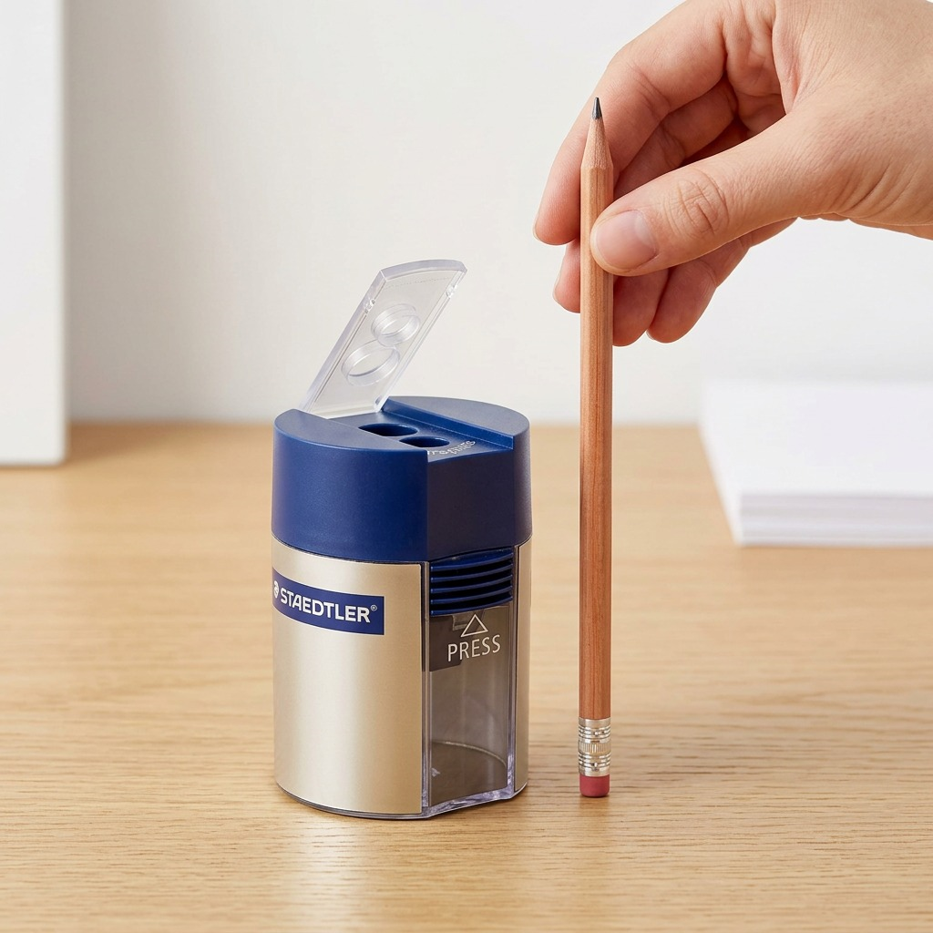 Staedtler Sharpener Zinc + Container
