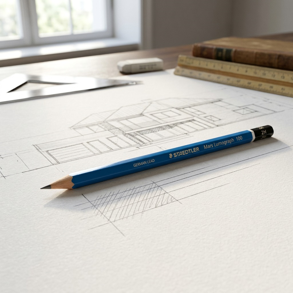 Staedtler Pencil Mars Lumograph 2H 100% PEFC
