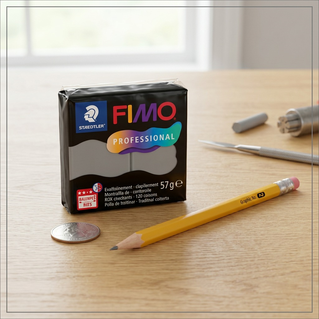 Staedtler Modelling Clay Fimo Professional Dolphin Grey 57g (2 oz)