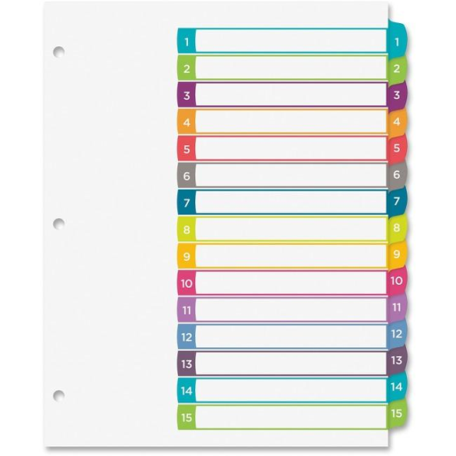 Avery Ready Index Arched Tabs Laser/Inkjet Contemporary