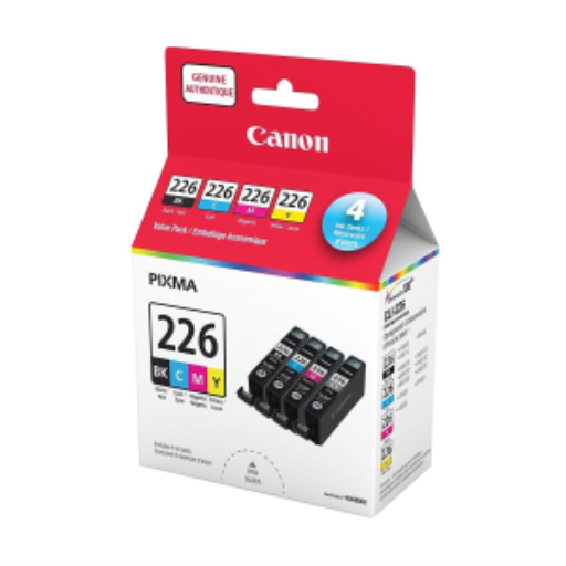 CLI-226 Black/Cyan/Magenta/Yellow Ink Value Pack