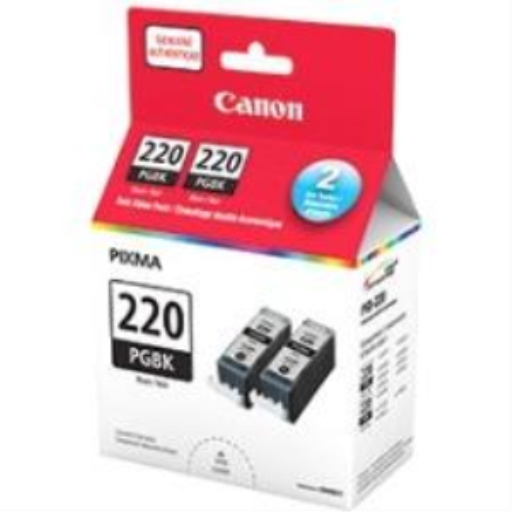 Pack économique double d'encre noire Canon PGI-220
