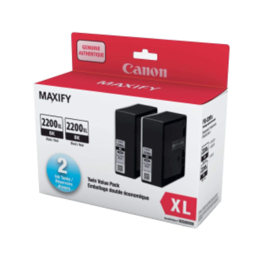 PGI-2200XL Black Twin Ink Value Pack