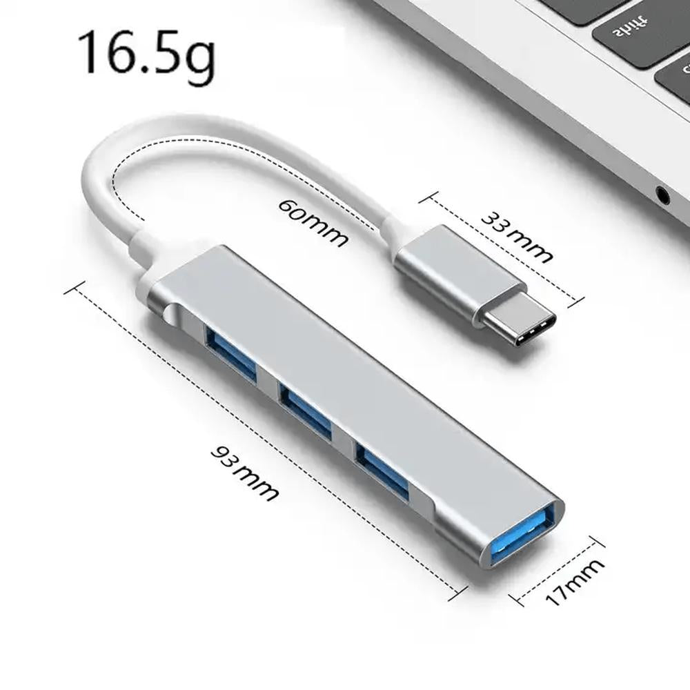 Mlink USB-C 4-in-1 Aluminum Hub (USB 3.0)