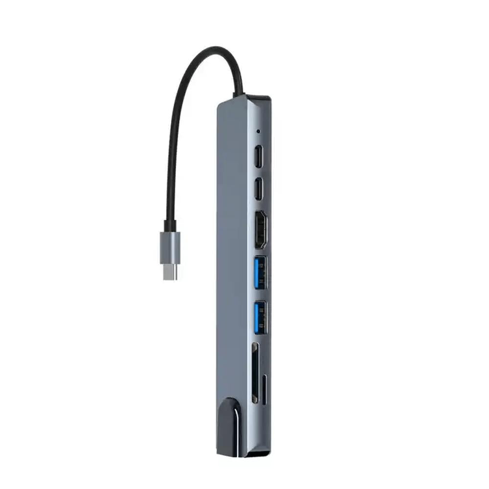 Mlink USB-C 8-in-1 Aluminum Hub (USB 3.0)