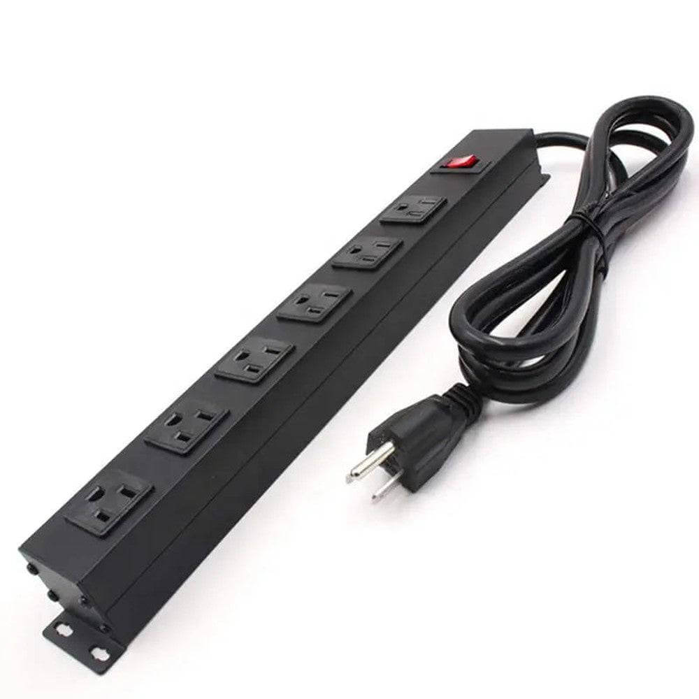 Mlink 6-Outlet Metal Surge Protector (8ft Cord)