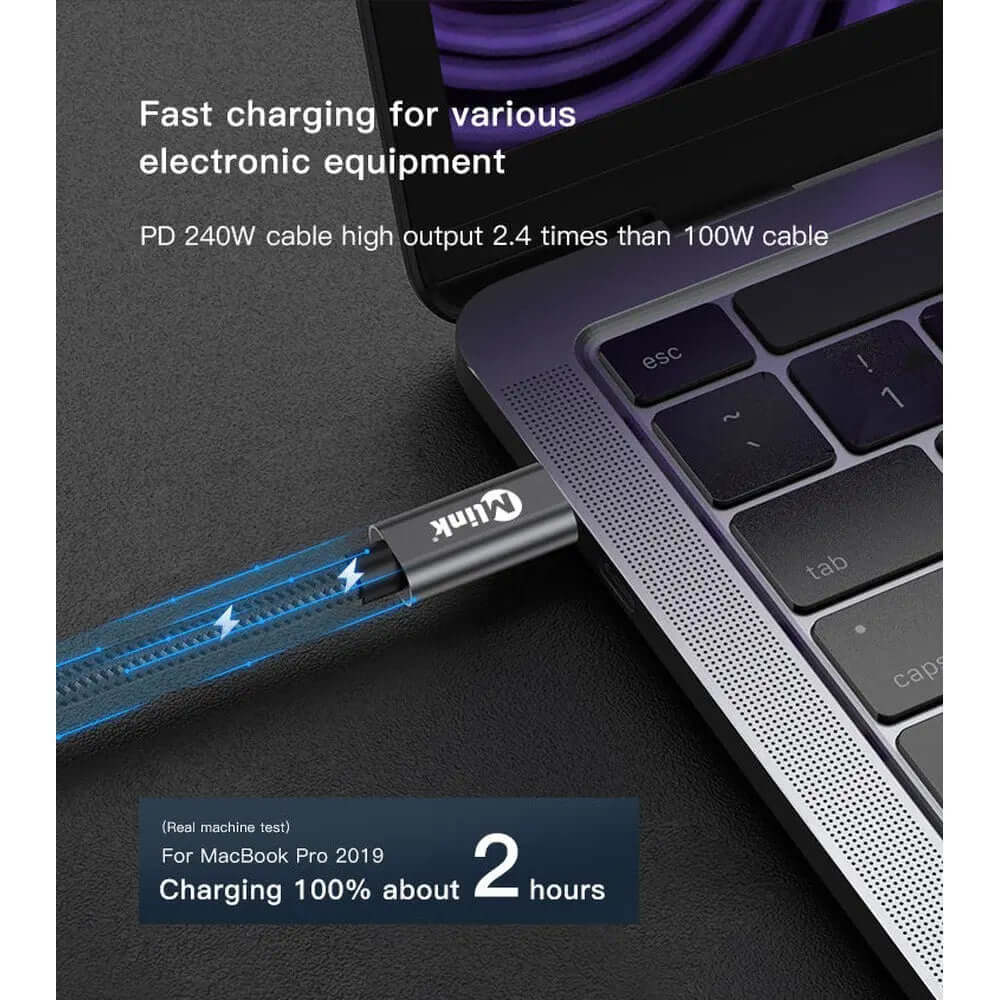Mlink USB-C EPR Fast Charge Cable (240W)