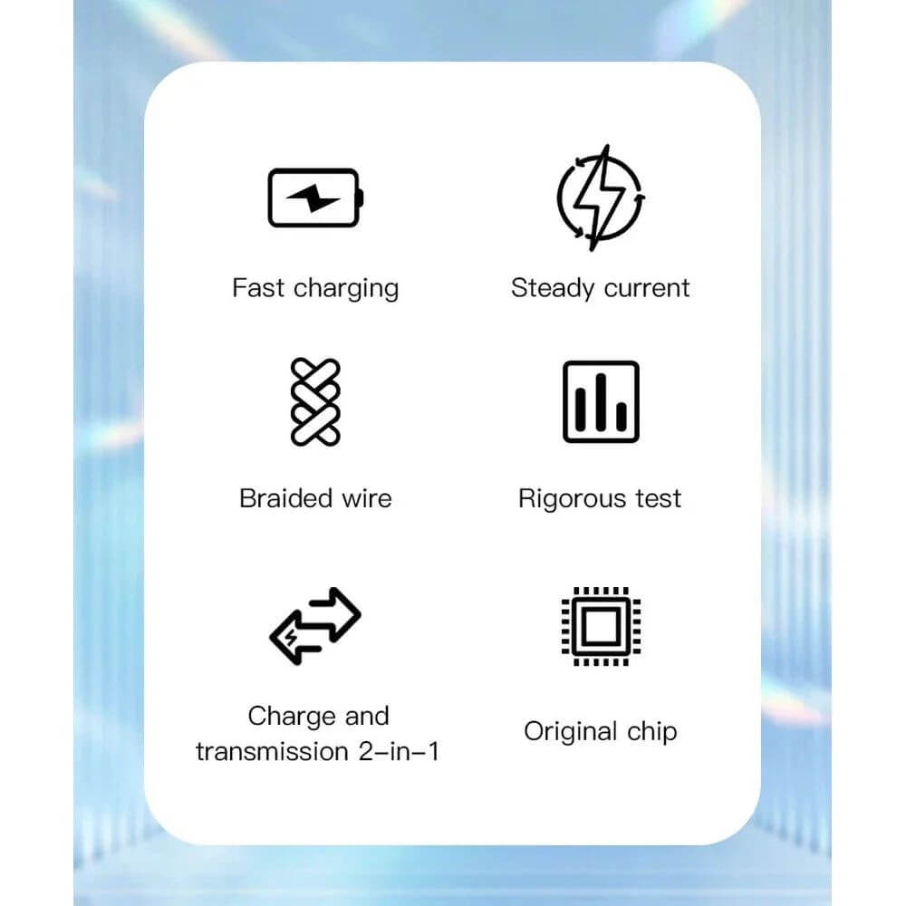 Mlink Lightning to USB Fast Charge Cable (20W)