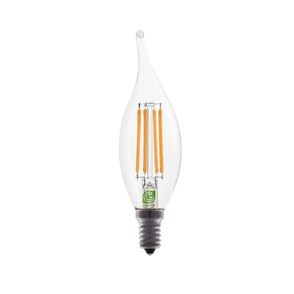 Greenlite 4W B10 Dimmable Flame Filament LED Bulb 2700K