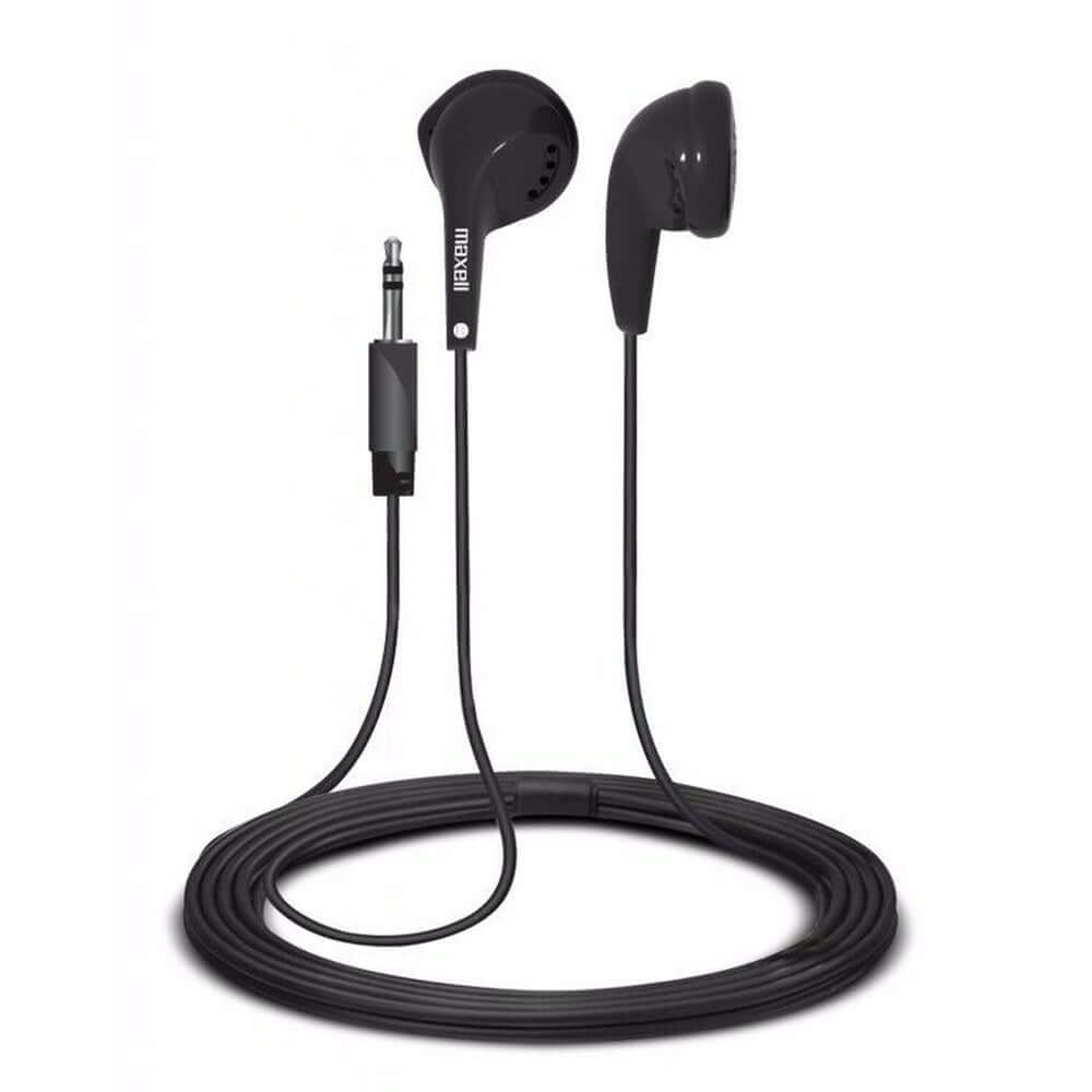 Maxell EB-95 Stereo Earphones — Black