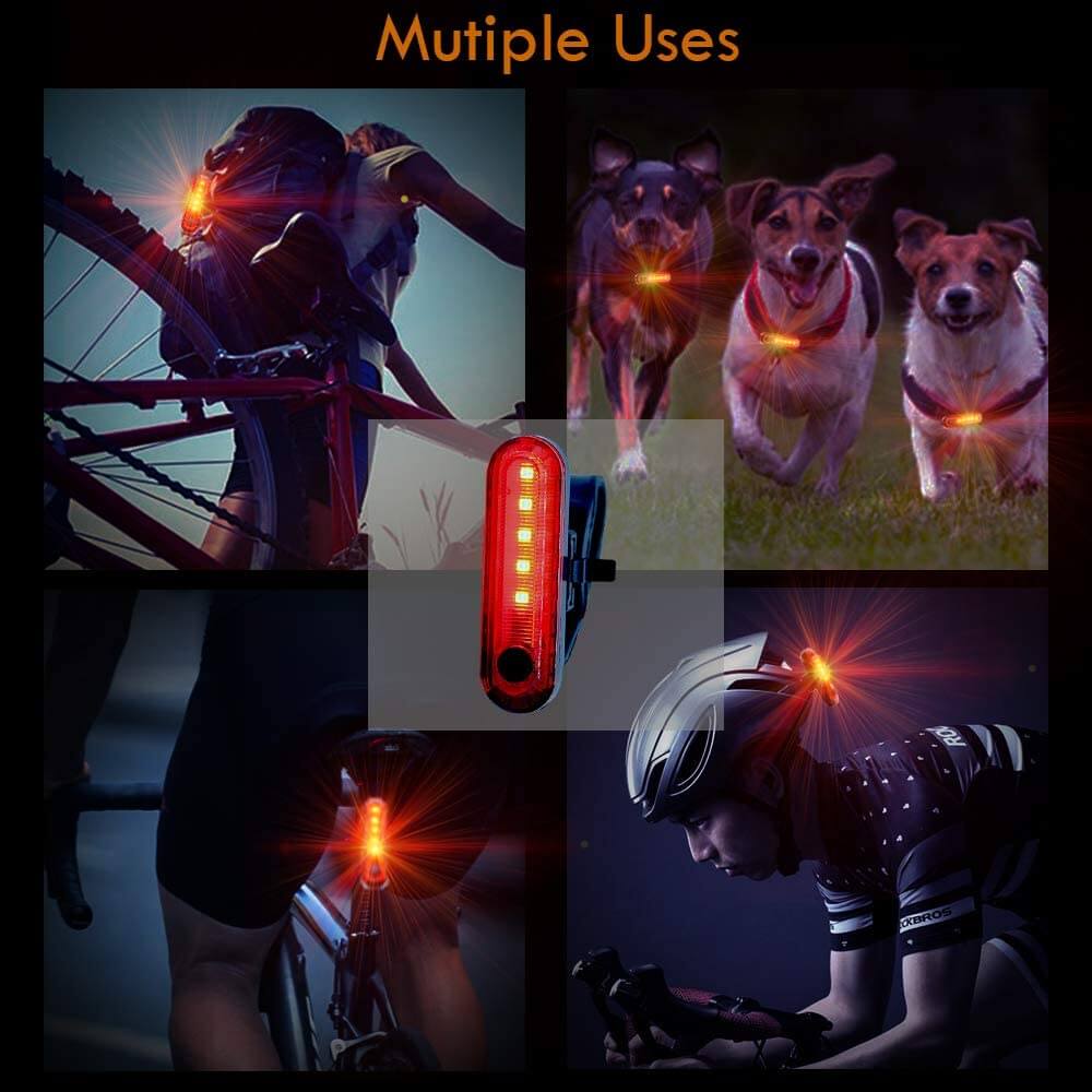 Mled Waterproof Rechargeable LED Bike Light Set