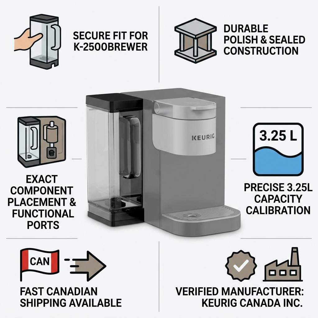COFFEE BREWER RESERVOIR-KEURIG K-2500 3.25L 1/EA