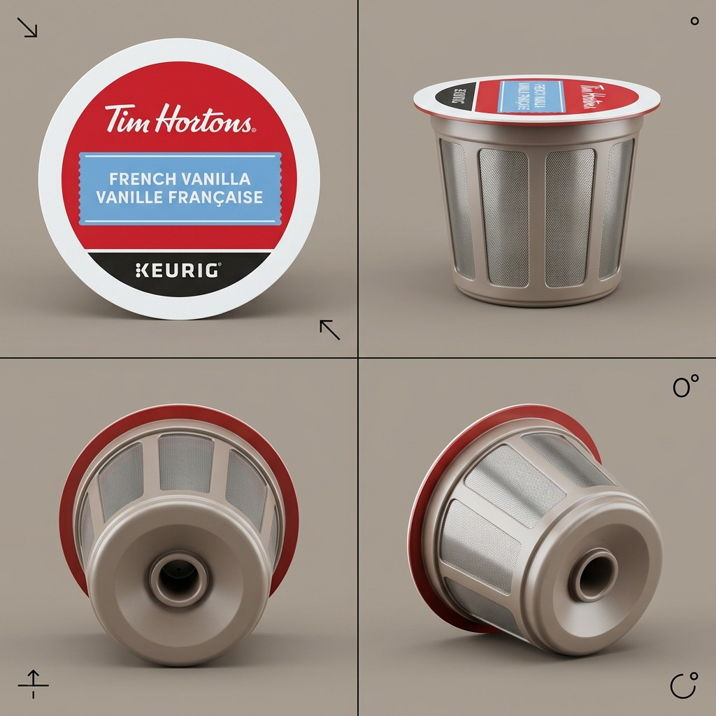 COFFEE-K CUP TIM HORTONS FRENCH VANILLA-13114 24/BX