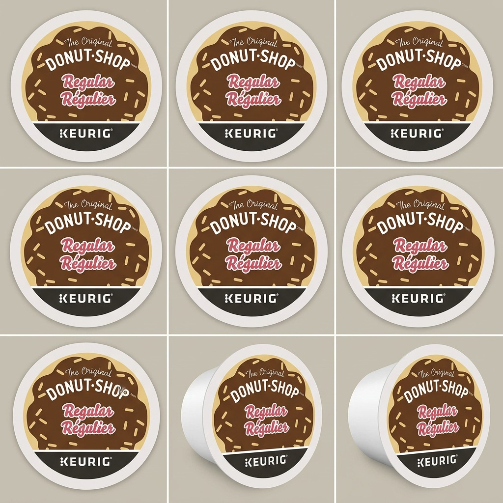 COFFEE-K CUP DONUT SHOP ORIGINAL MEDIUM ROAST, REGULAR-32095 24/BX