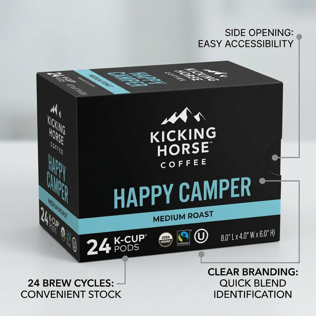 Kicking Horse Coffee Single Serve - Khrs Kc Happy Camper Fto Bil 24Ct