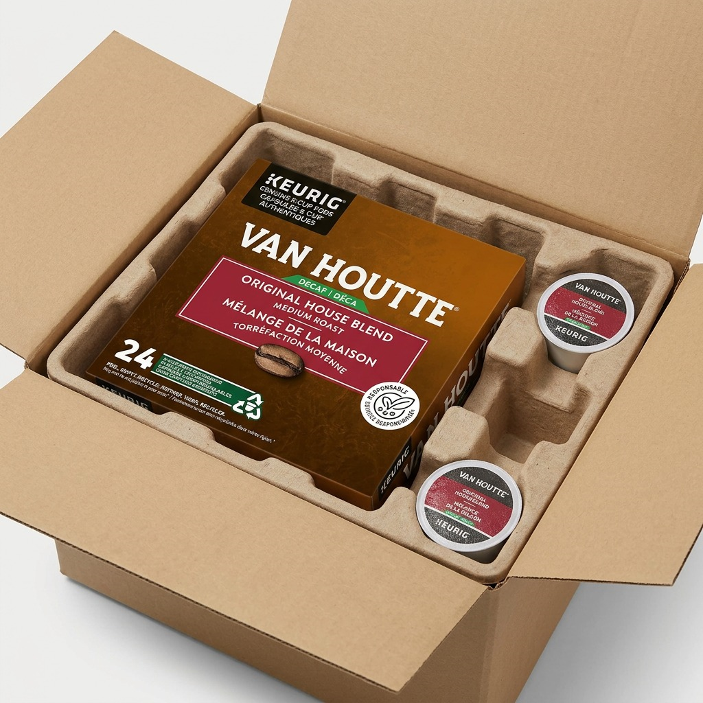 COFFEE-K CUP VAN HOUTTE ORIGINAL HOUSE DECAF 24/BX-34717 24/BX