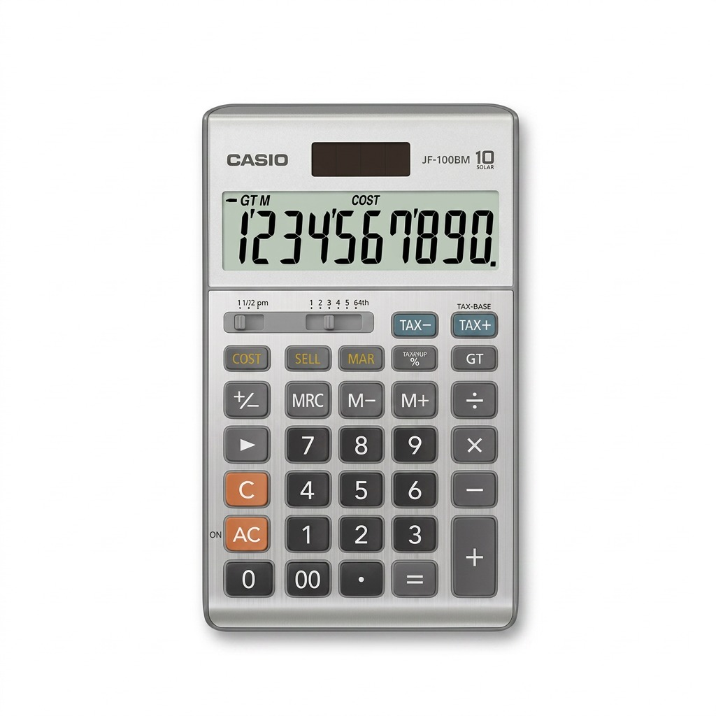 Casio JF-100MS/BM Desk Calculator