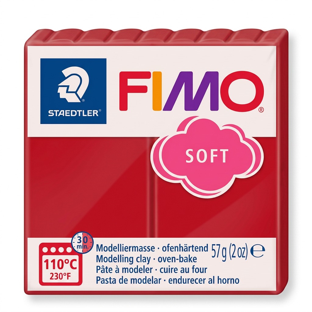 Staedtler Modelling Clay Fimo Soft Indian Red 57g (2 oz)