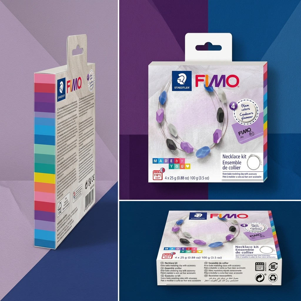 Staedtler Set Modelling Clay Fimo Diy Necklace