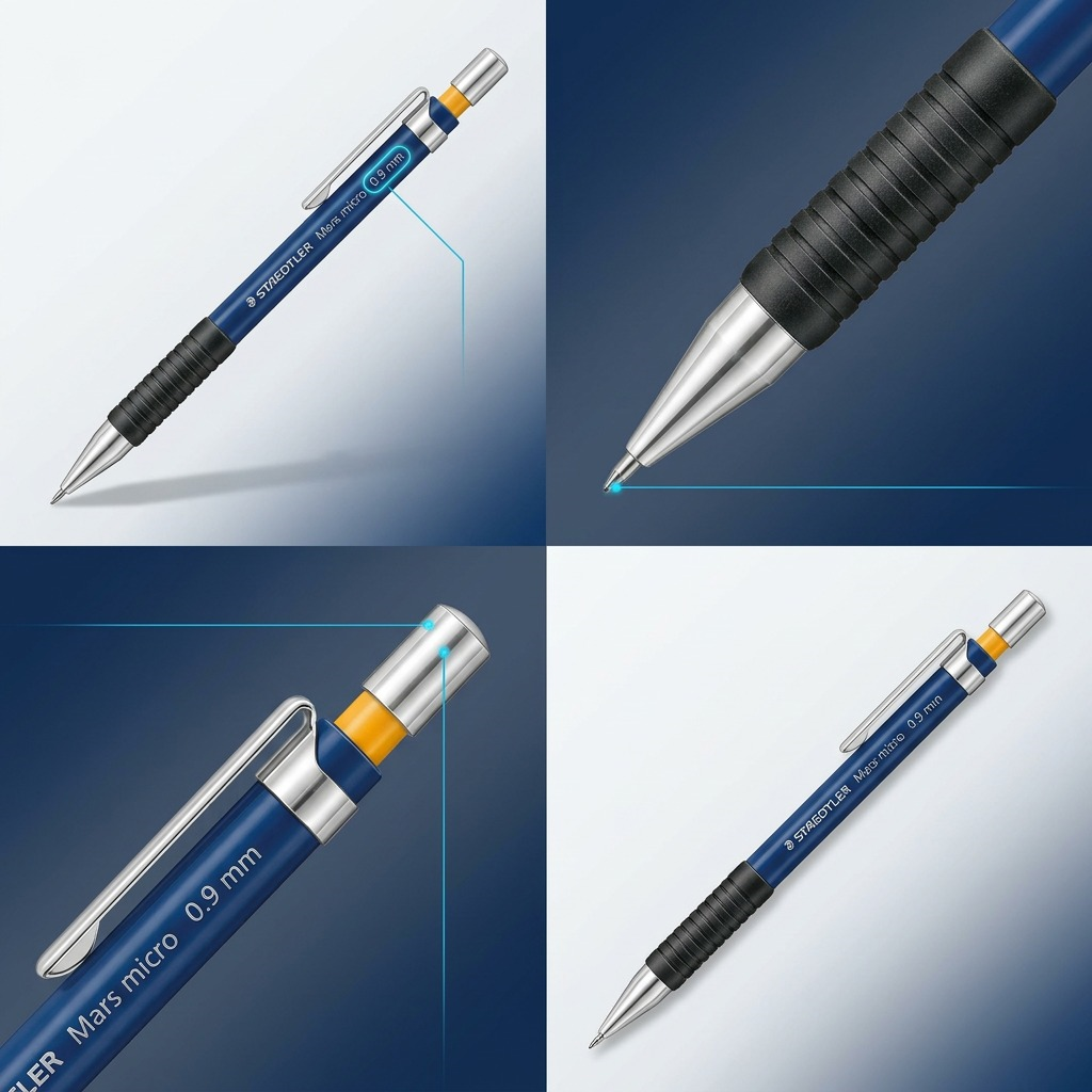 Staedtler Mechanical Pencil Mars Micro 0.9mm Black
