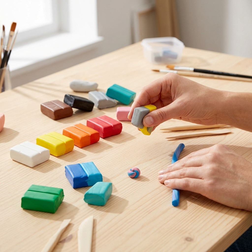 Staedtler Set Modelling Clay Fimo Soft Basic Colors 12 Color Pack