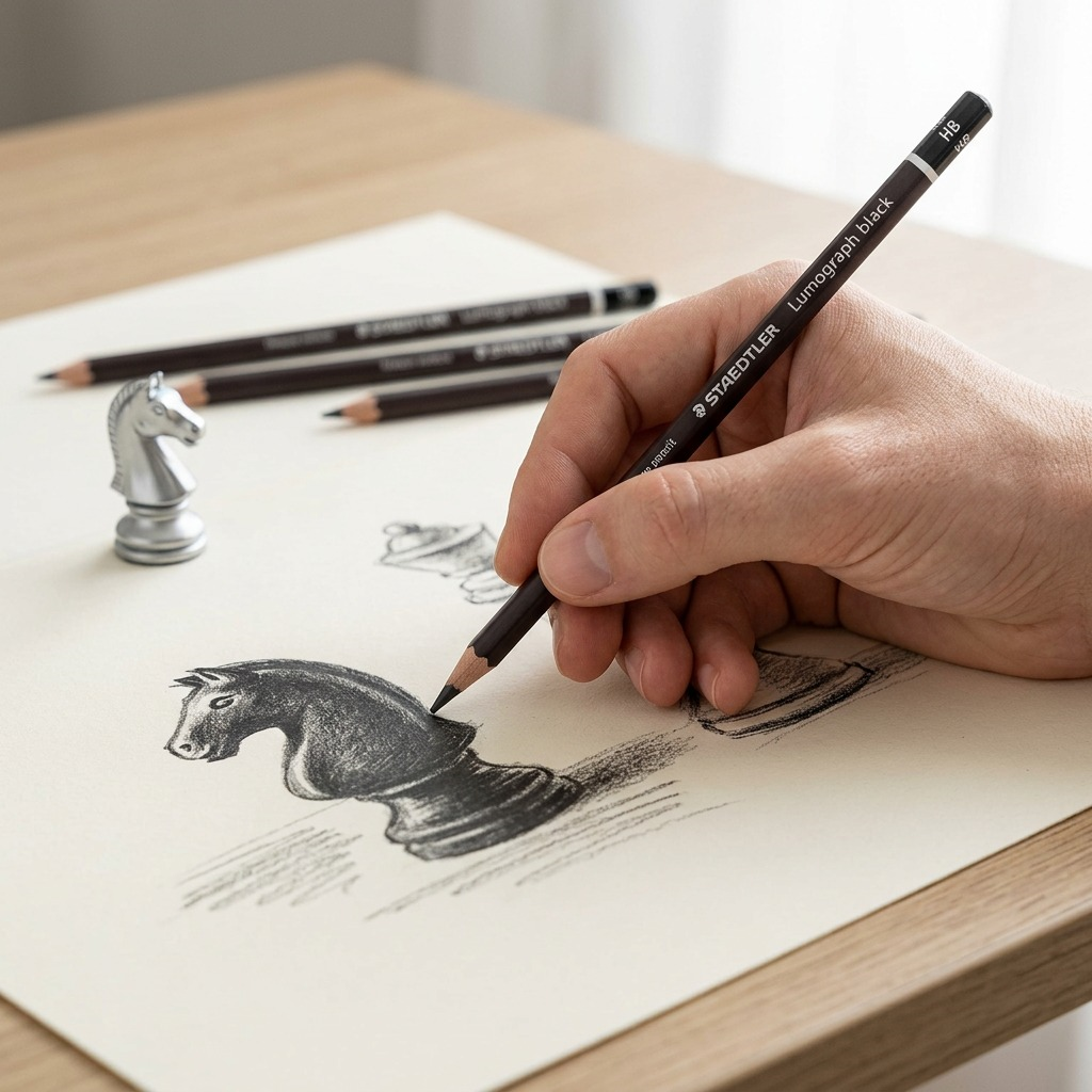 Staedtler Pencil Lumograph Black X6 100% PEFC