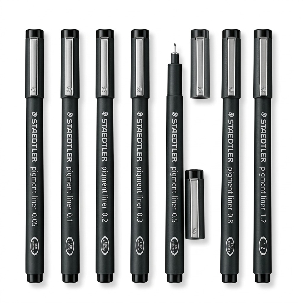 Staedtler Pigment Liner (005, 01, 02, 03, 05, 08, 10, 12)