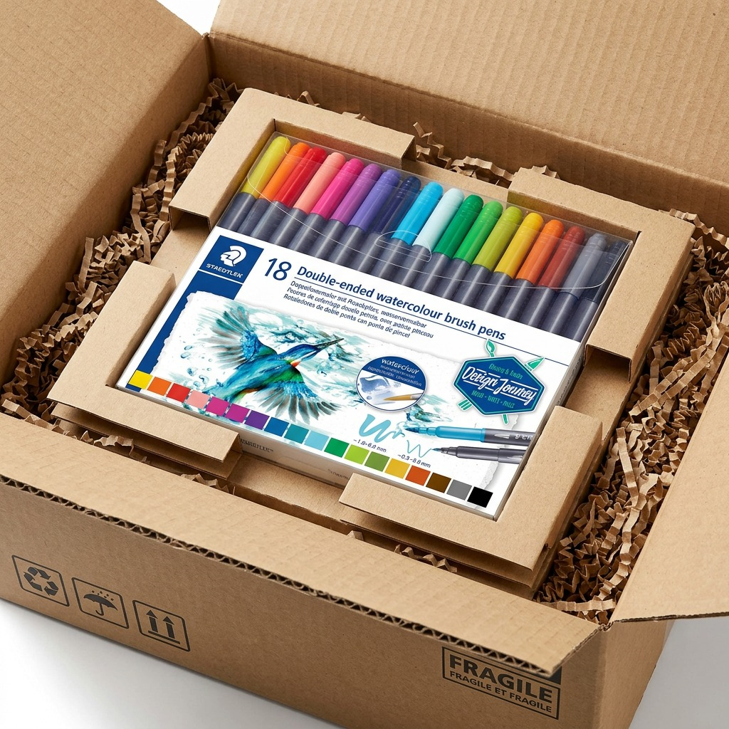 Staedtler Double-ended Watercol. Brush 18-Pack