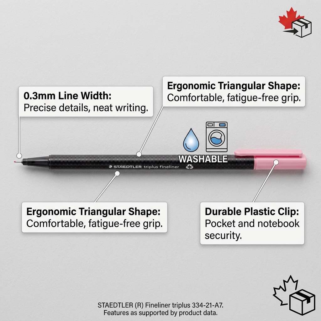 Staedtler Fineliner Triplus 0.3mm Lt. Rose