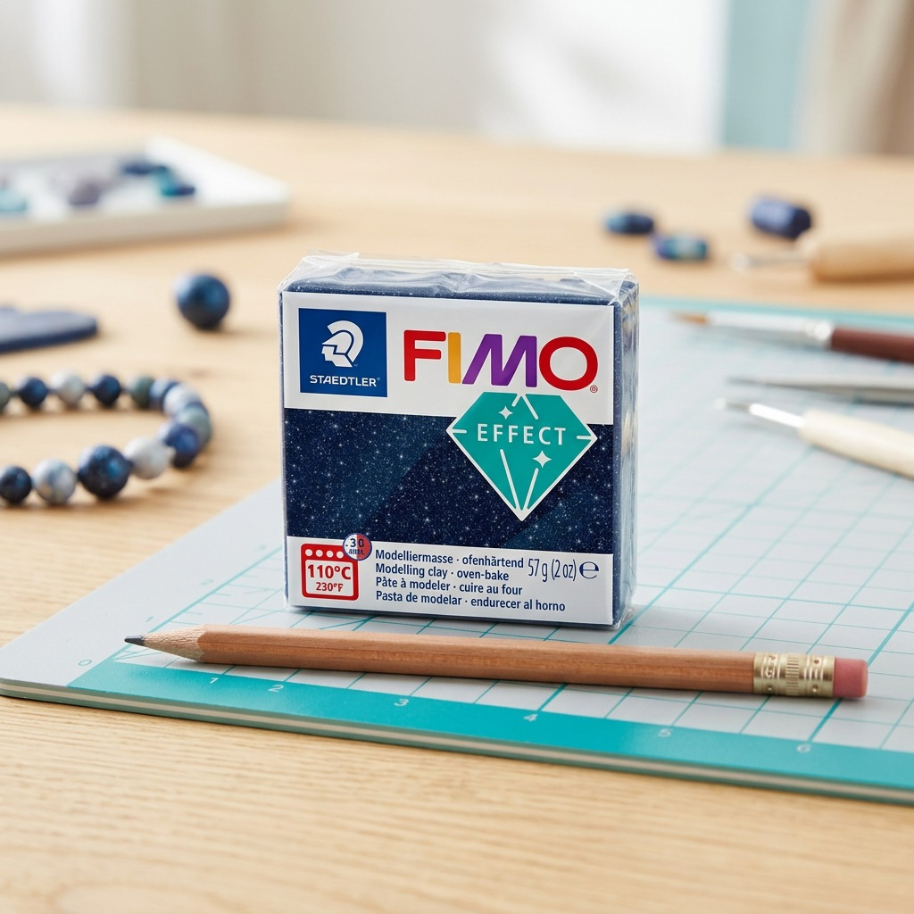 Staedtler Modelling Clay Fimo Effect Galaxy Blue 57g (2 oz)