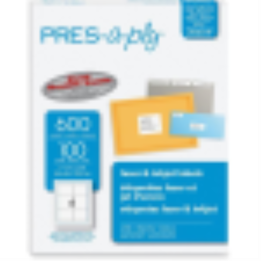 Avery Pres-a-ply Labels, Laser, 3 1/3" x 4", White, 600 Labels