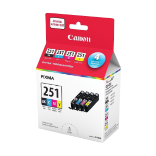 CLI-251 Black/Cyan/Magenta/Yellow