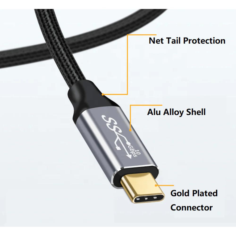 Mlink USB-C 3.1 Extension Cable (PD 100W, 10Gbps)