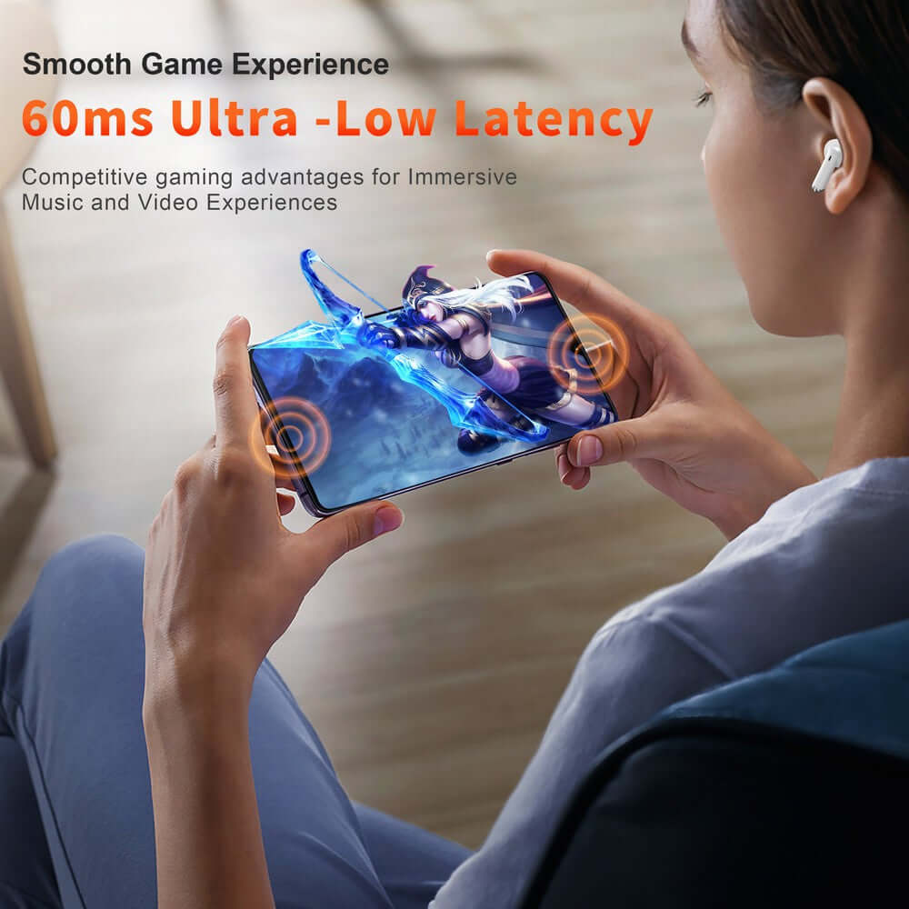 QERE E28 Wireless Bluetooth Earbuds IPX5 — USB-C Charging