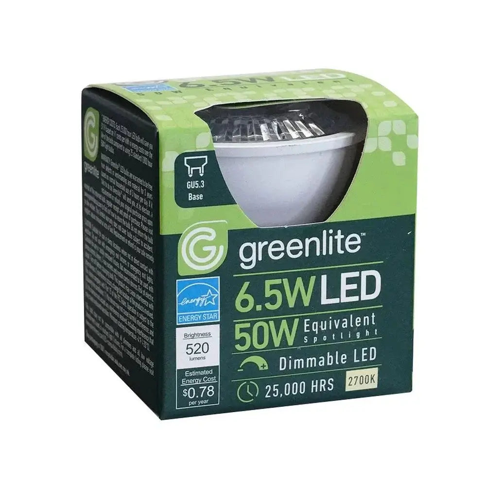 Greenlite 6W MR16 Dimmable LED Bulb 3000K