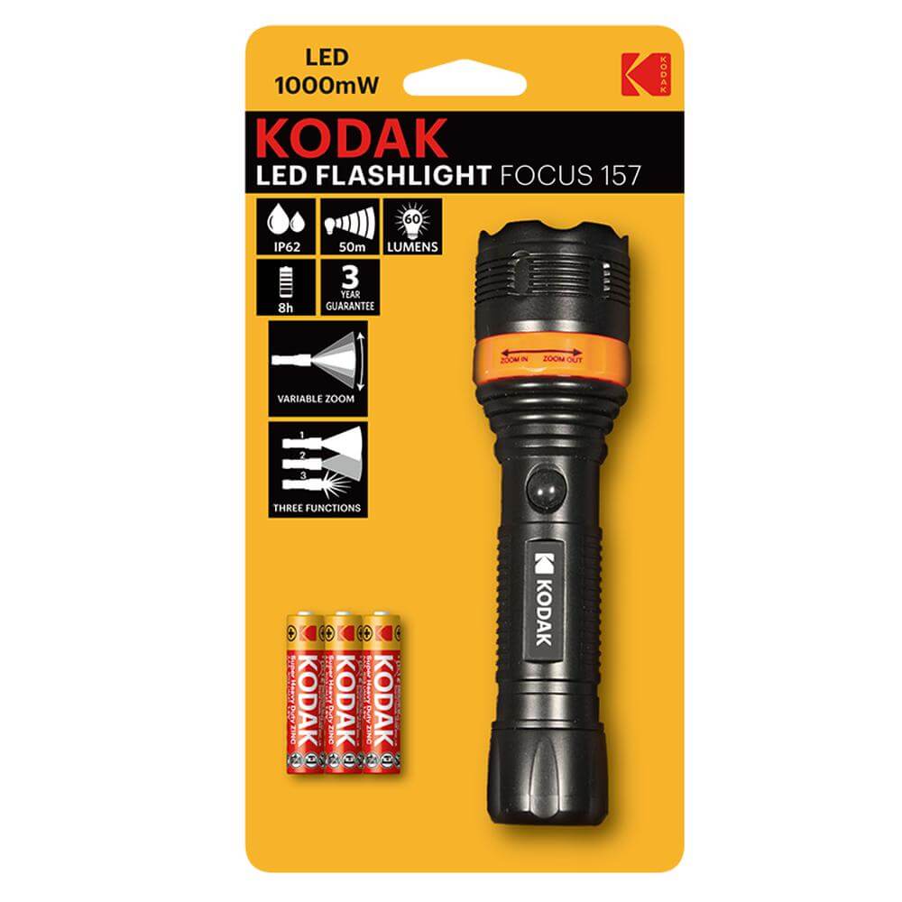Kodak LED Focus Flashlight 157