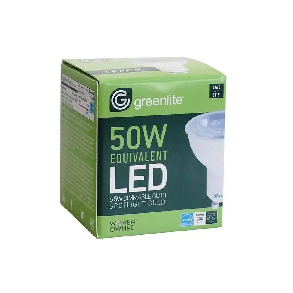 Greenlite 6.5W GU10 Dimmable LED Bulb